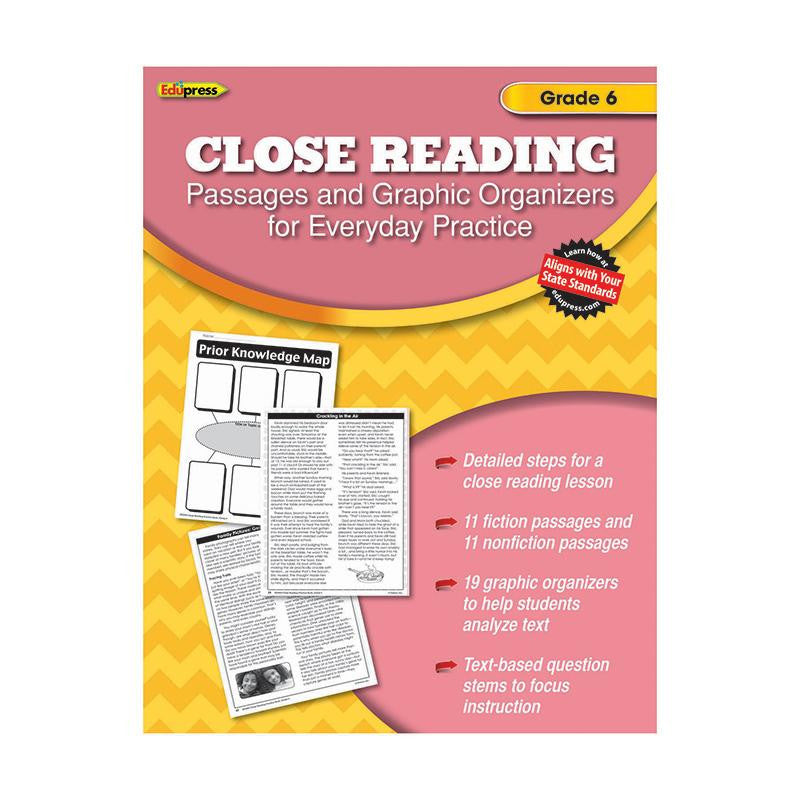 CLOSE READING PRACTICE BOOK GR 6