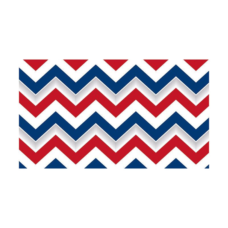 PATRIOTIC CHEVRON SPOTLIGHT BORDER