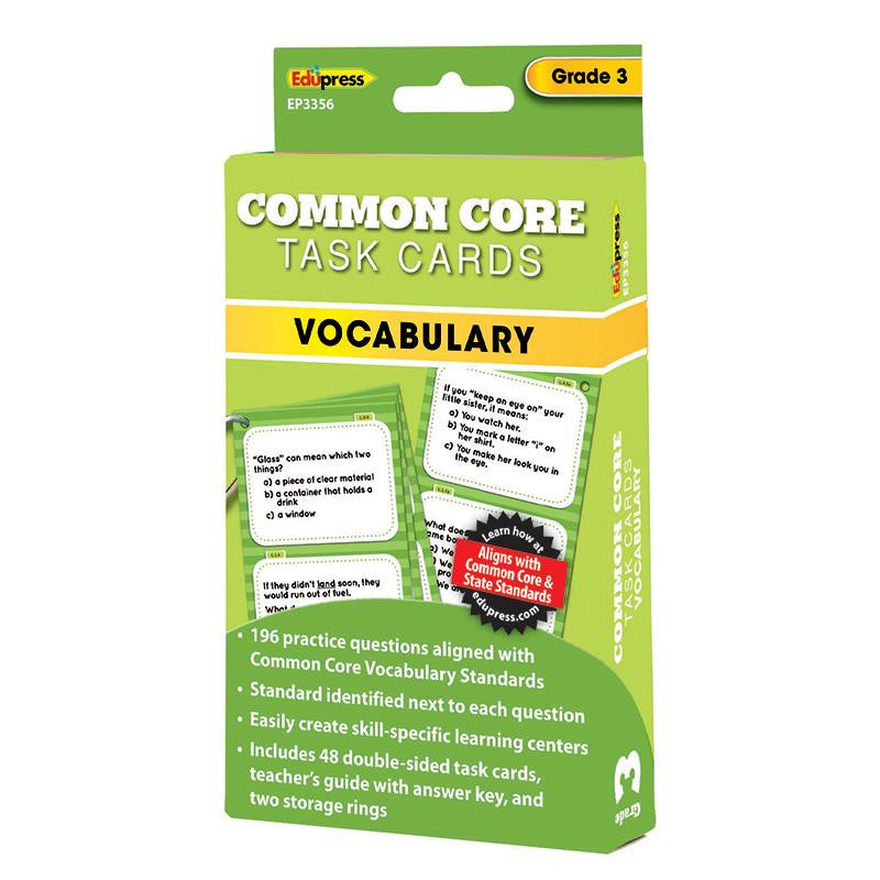 GR 3 COMMON CORE VOCABULARY TASK