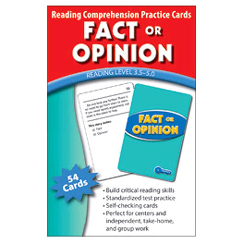 FACT OR OPINION PRACTICE CARDS