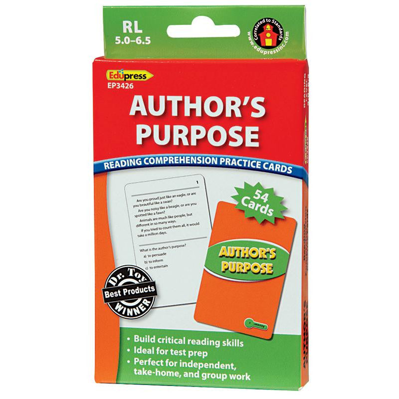 AUTHORS PURPOSE RCPC GREEN LEVEL