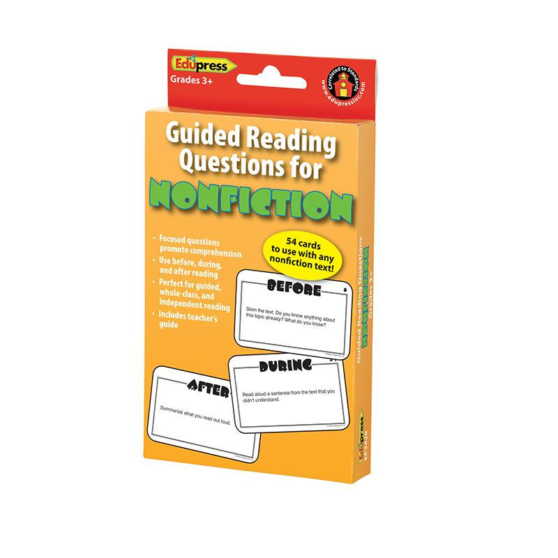 GUIDED READING QUESTION CARDS