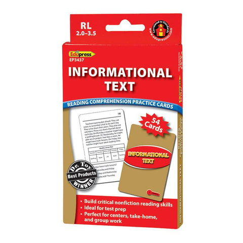 INFORMATIONAL TEXT RED LVL READING