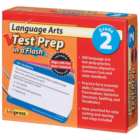 LANGUAGE ARTS GR 2 TEST PREP IN A