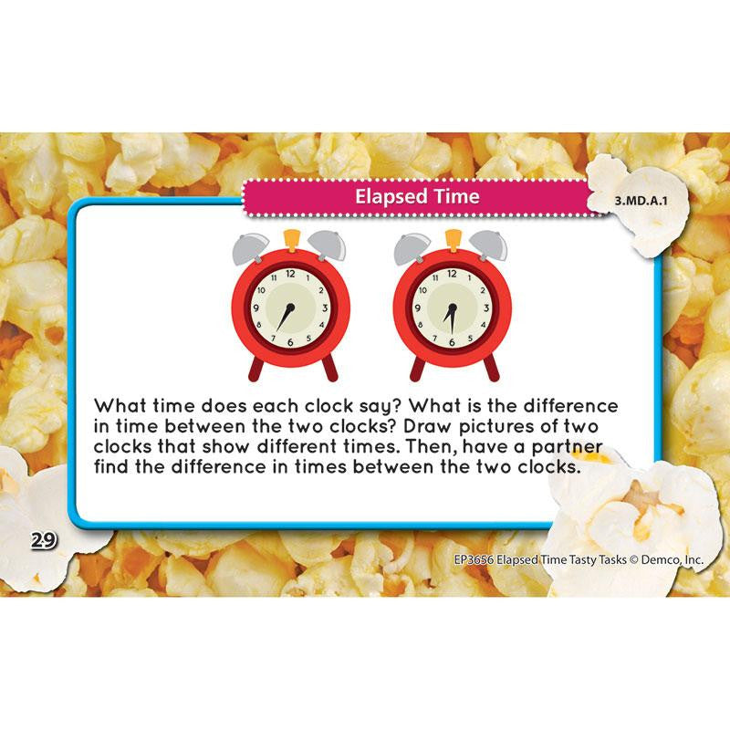 MATH TASTY TASK CARDS ELAPSED TIME