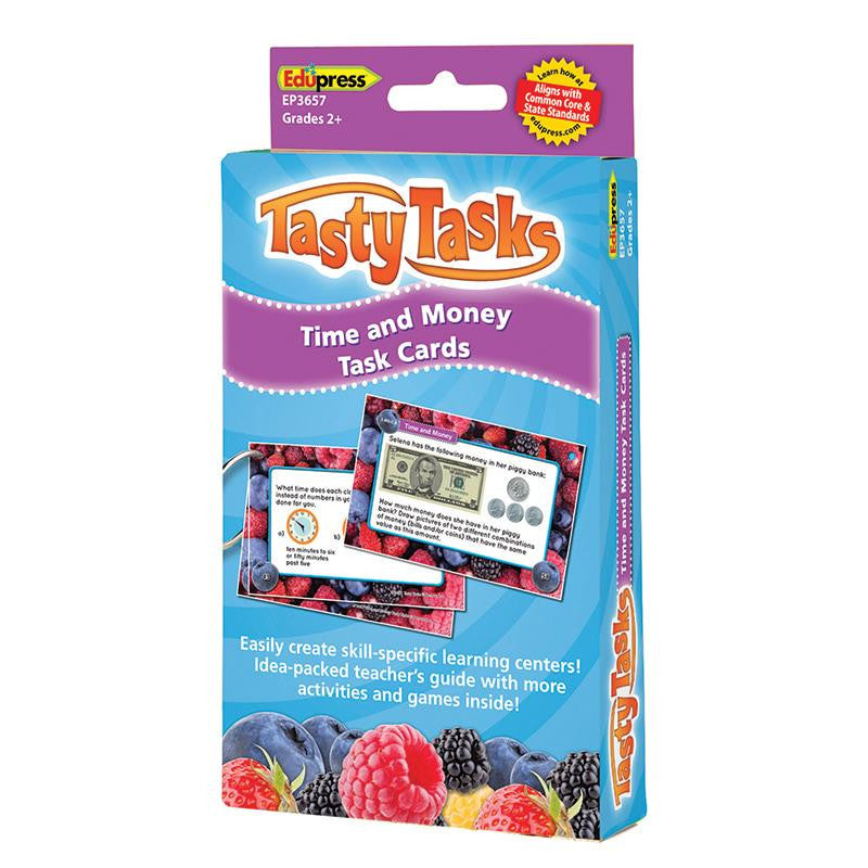 MATH TASTY TASK CARDS TIME & MONEY