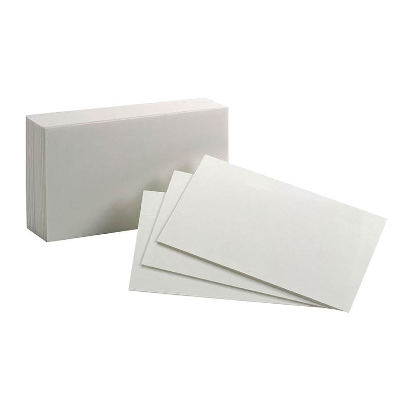 BLANK INDEX CARDS 10PKS-100EA 3X5