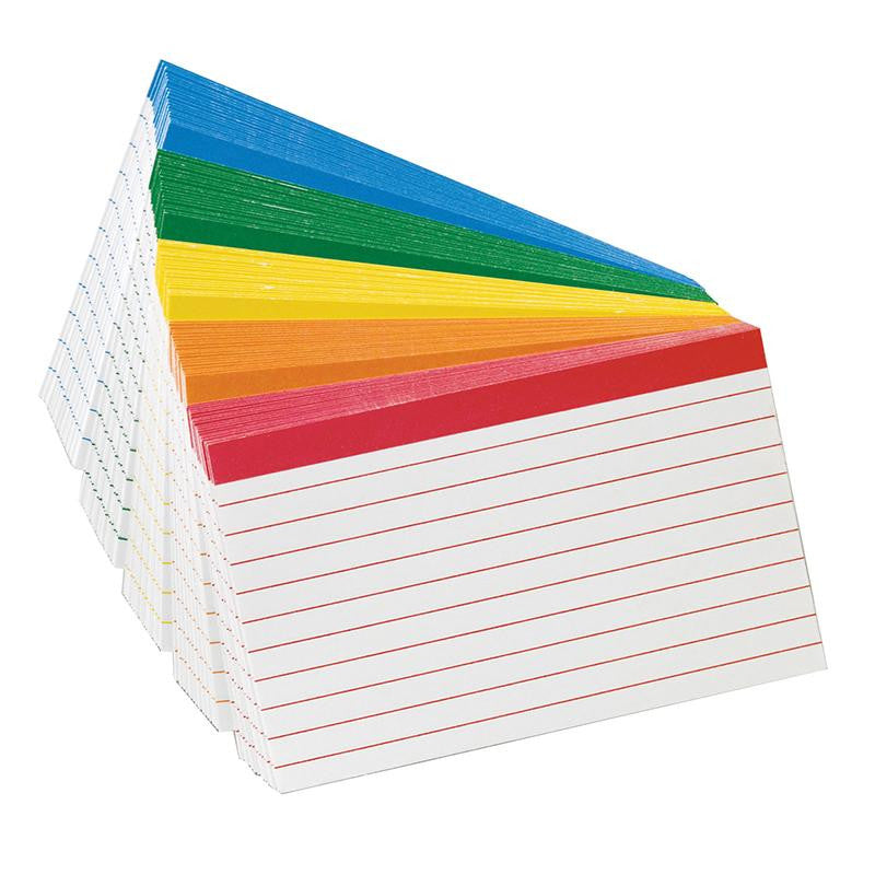 OXFORD COLOR-CODED INDEX CARDS 4X6