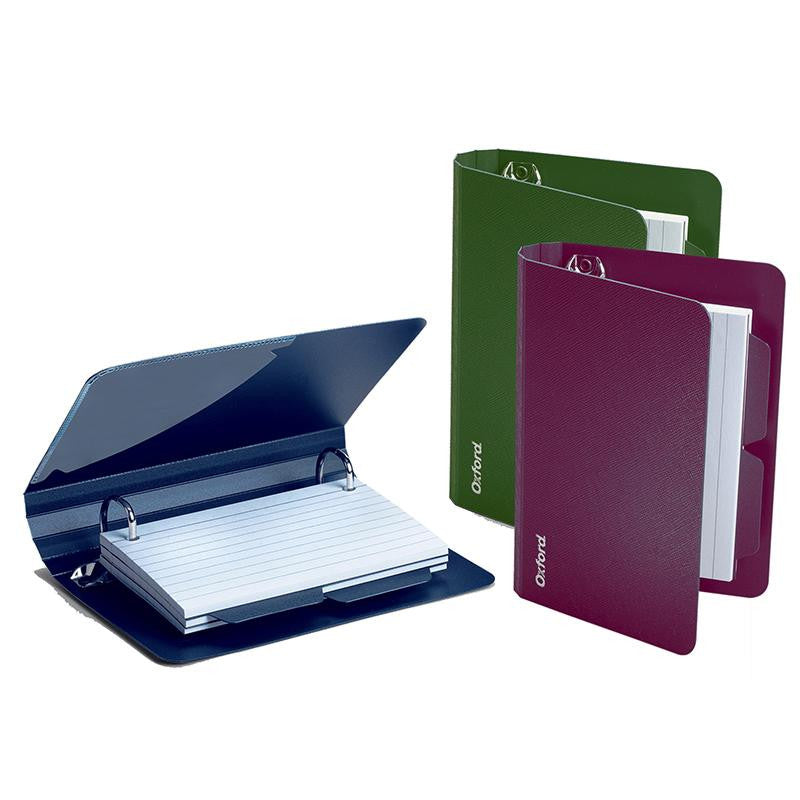 OXFORD POLY INDEX CARD BINDER