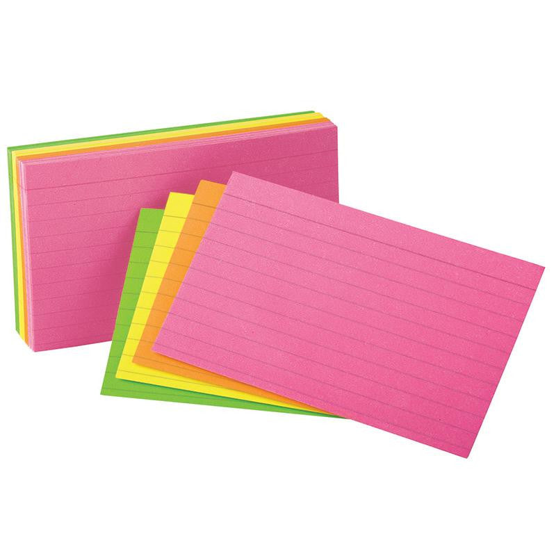 OXFORD GLOW INDEX CARDS 4 X 6