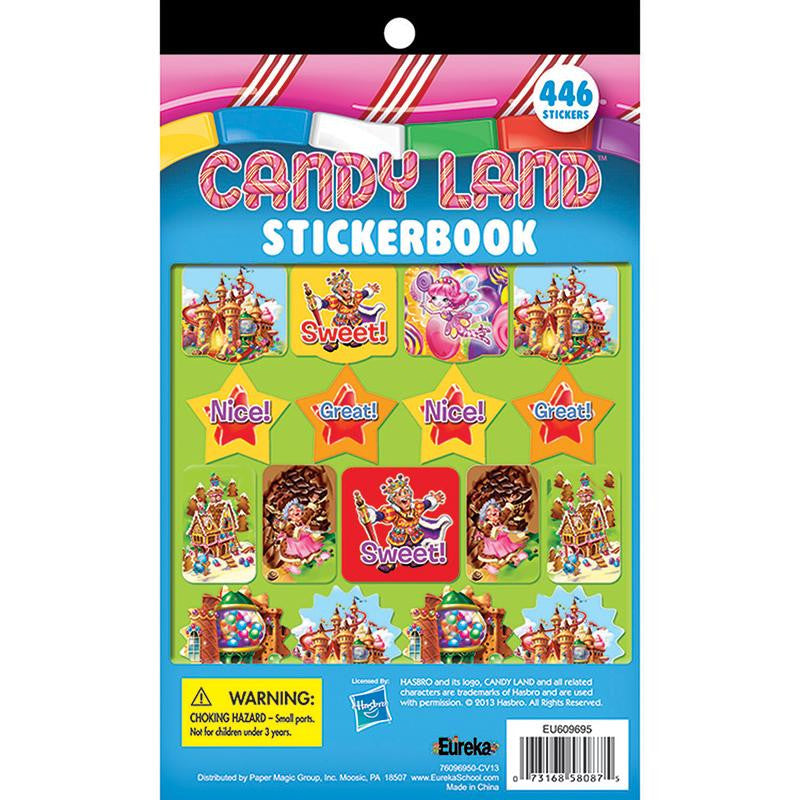 CANDY LAND STICKERBOOK