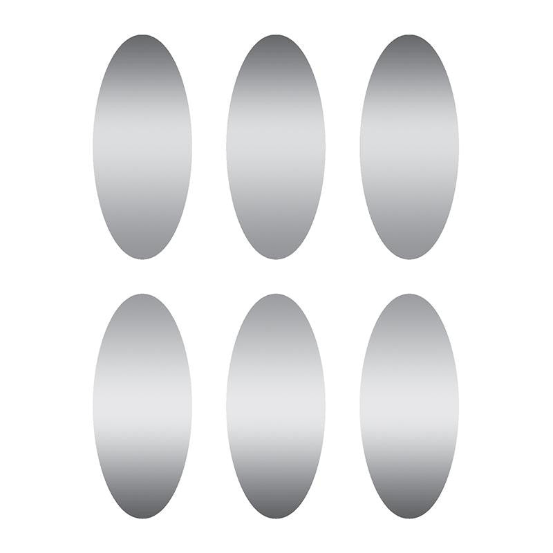 SCRATCH OFF STICKERS OVALS