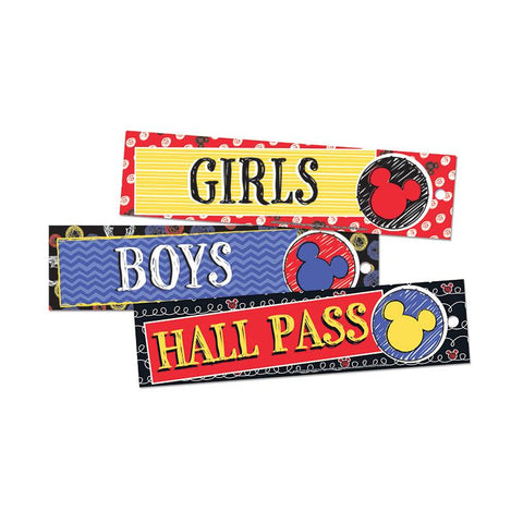 MICKEY COLOR POP HALL PASSES 3-ST