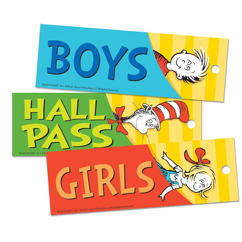 DR SEUSS CLASSIC HALL PASSES