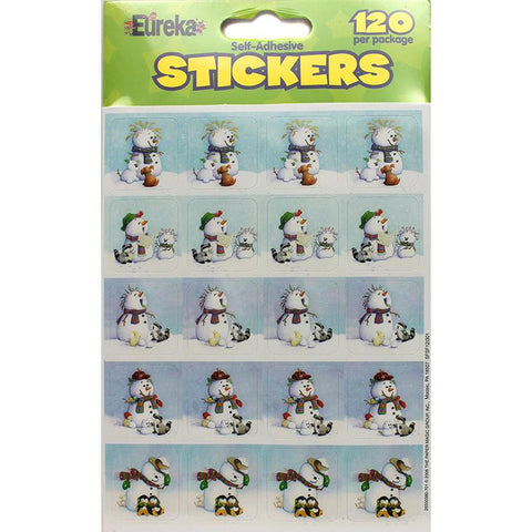 SNOWMEN THEME STICKERS