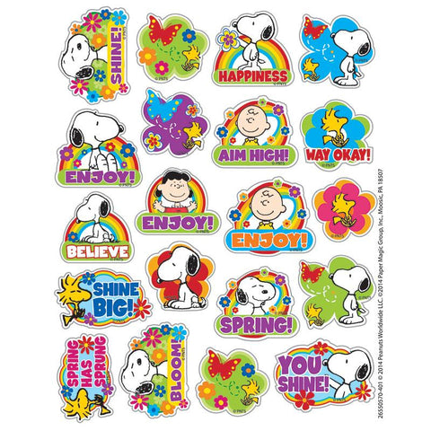 PEANUTS SPRING THEME STICKERS