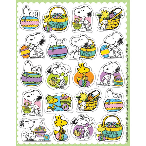 PEANUTS EASTER THEME STICKERS