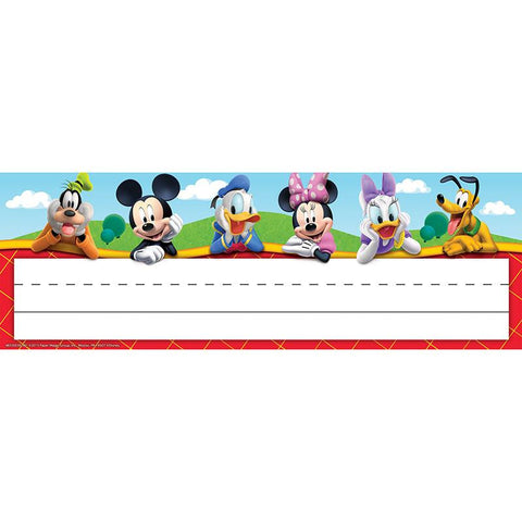 MICKEY MOUSE CLUBHOUSE NAME PLATES