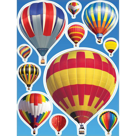 HOT AIR BALLOONS WINDOW CLINGS