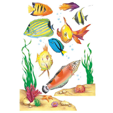 WINDOW CLING FISH 12 X 17