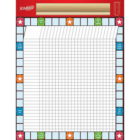 SCRABBLE INCENTIVE CHART 17X22