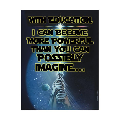 STAR WARS POWER OF EDUCATION POSTER