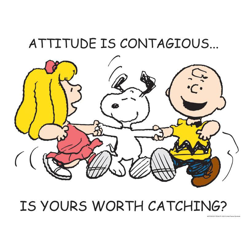 PEANUTS ATTITUDE 17X22 POSTER