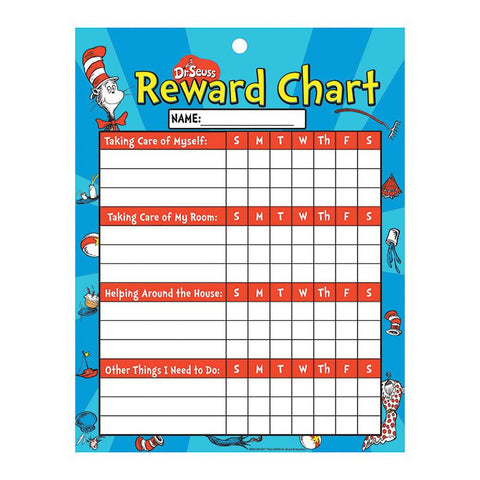 CHORE CHART CAT IN HAT REWARD