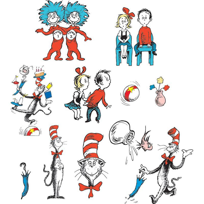 CAT IN THE HAT CHARACTERS 2 SIDED