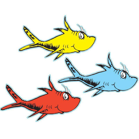 DR SEUSS ONE FISH TWO FISH PAPER