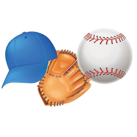 BASEBALL ASSORTED CUT OUTS