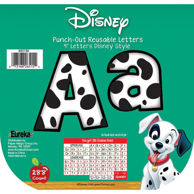 101 DALMATIANS SPOTS DECO LETTERS