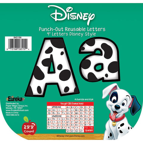 101 DALMATIANS SPOTS DECO LETTERS