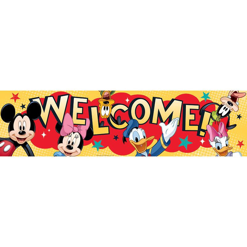 MICKEY WELCOME CLASSROOM BANNER