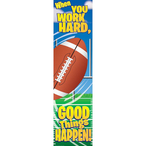 FOOTBALL MOTIVATIONAL BANNER 4FT