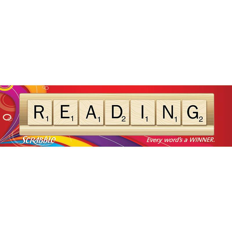 SCRABBLE READING CLASSROOM BANNER