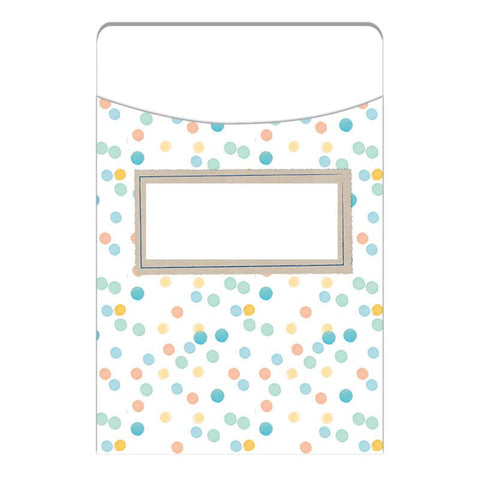 CONFETTI SPLASH LIBRARY POCKETS