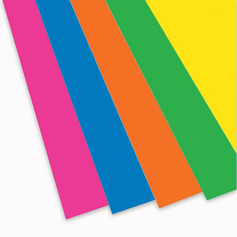 FOAM BOARD NEON ASSORTED 10PK