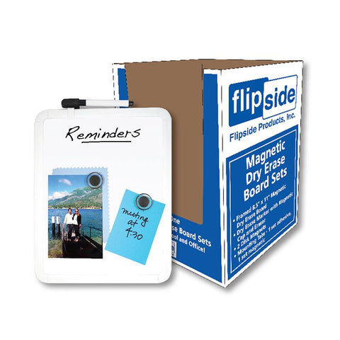 FRAMED MAGNETIC DRY ERASE CORRUGATE