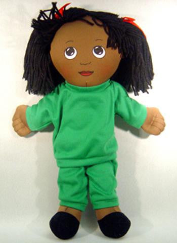 DOLLS BLACK GIRL DOLL SWEAT SUIT