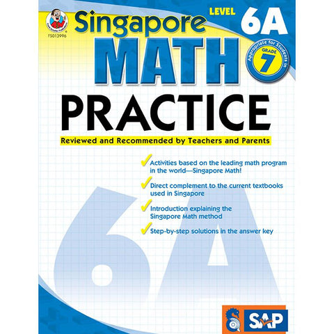 SINGAPORE MATH LEVEL 6A GR 7