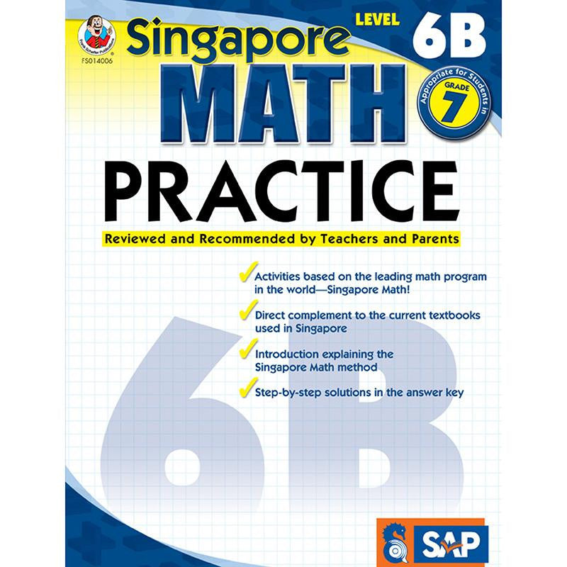 SINGAPORE MATH LEVEL 6B GR 7