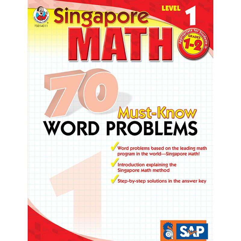 SINGAPORE MATH LEVEL 1 GR 1-2 70