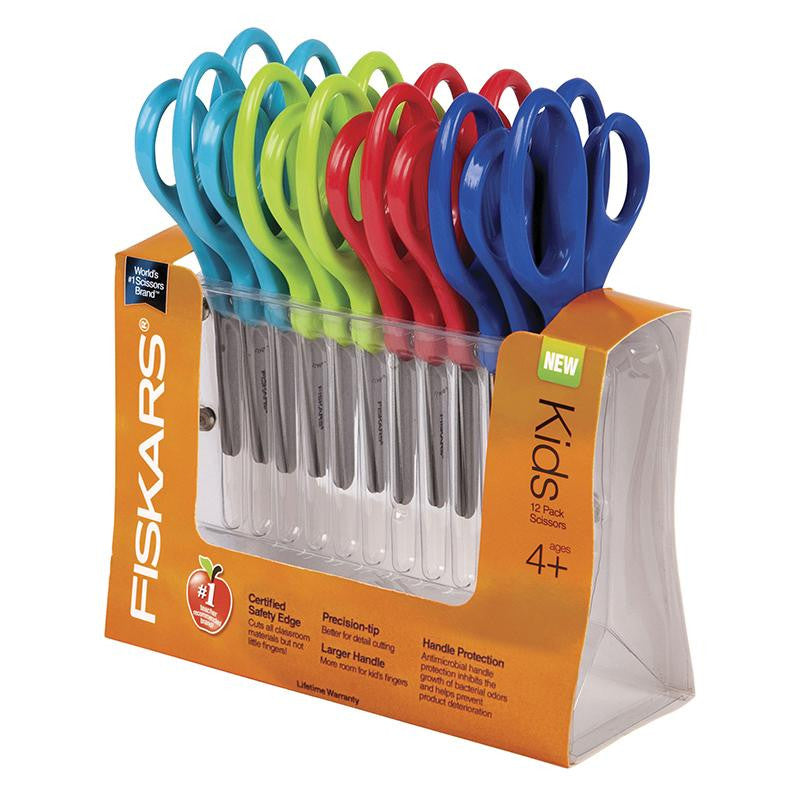 SCISSORS KIDS CLASSPK 12-PK 5INCH