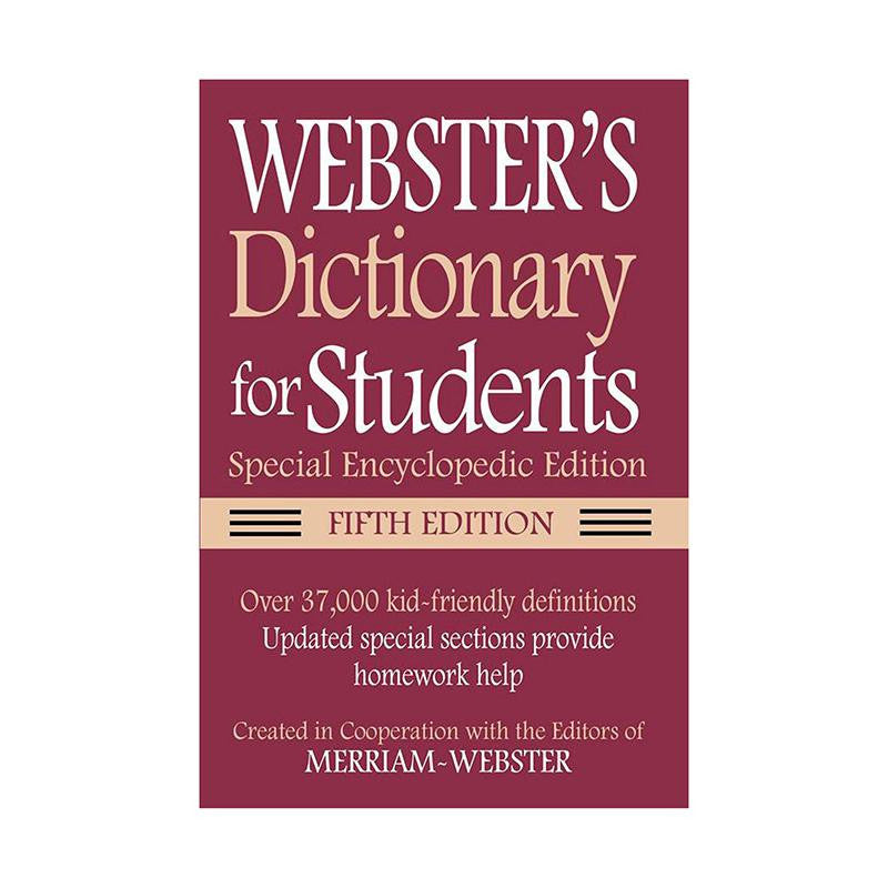 WEBSTER DICTIONARY FOR STUDENTS