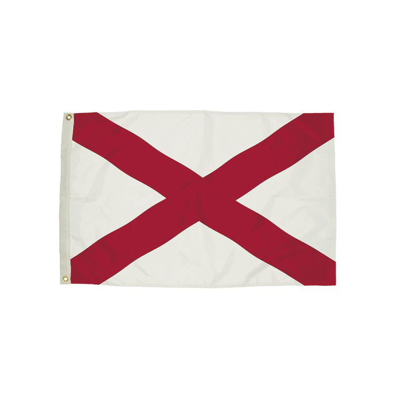 3X5 NYLON ALABAMA FLAG HEADING &