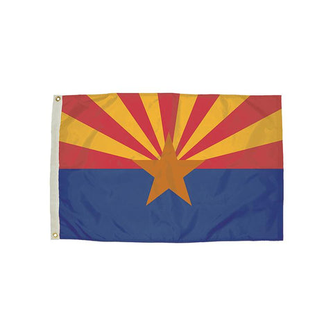 3X5 NYLON ARIZONA FLAG HEADING &