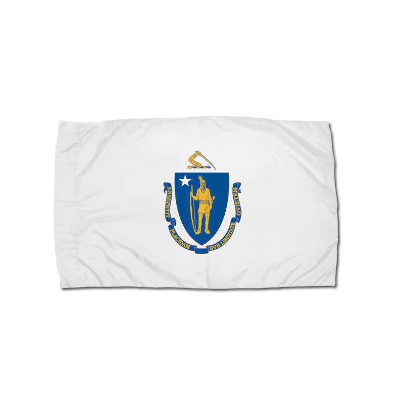 3X5 NYLON MASSACHUSETTS FLAG