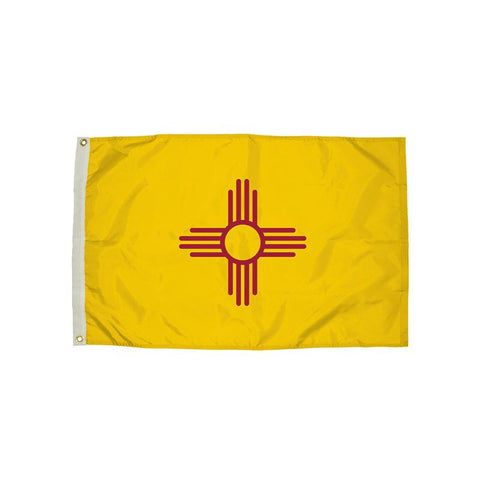 3X5 NYLON NEW MEXICO FLAG HEADING &