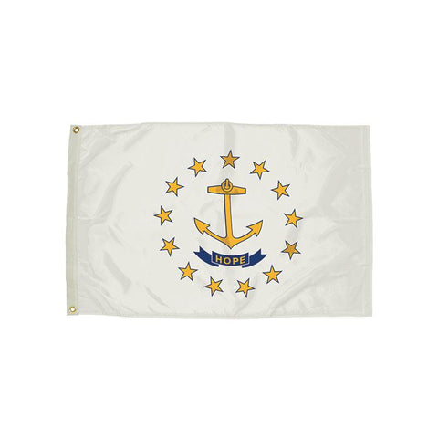 3X5 NYLON RHODE ISLAND FLAG HEADING